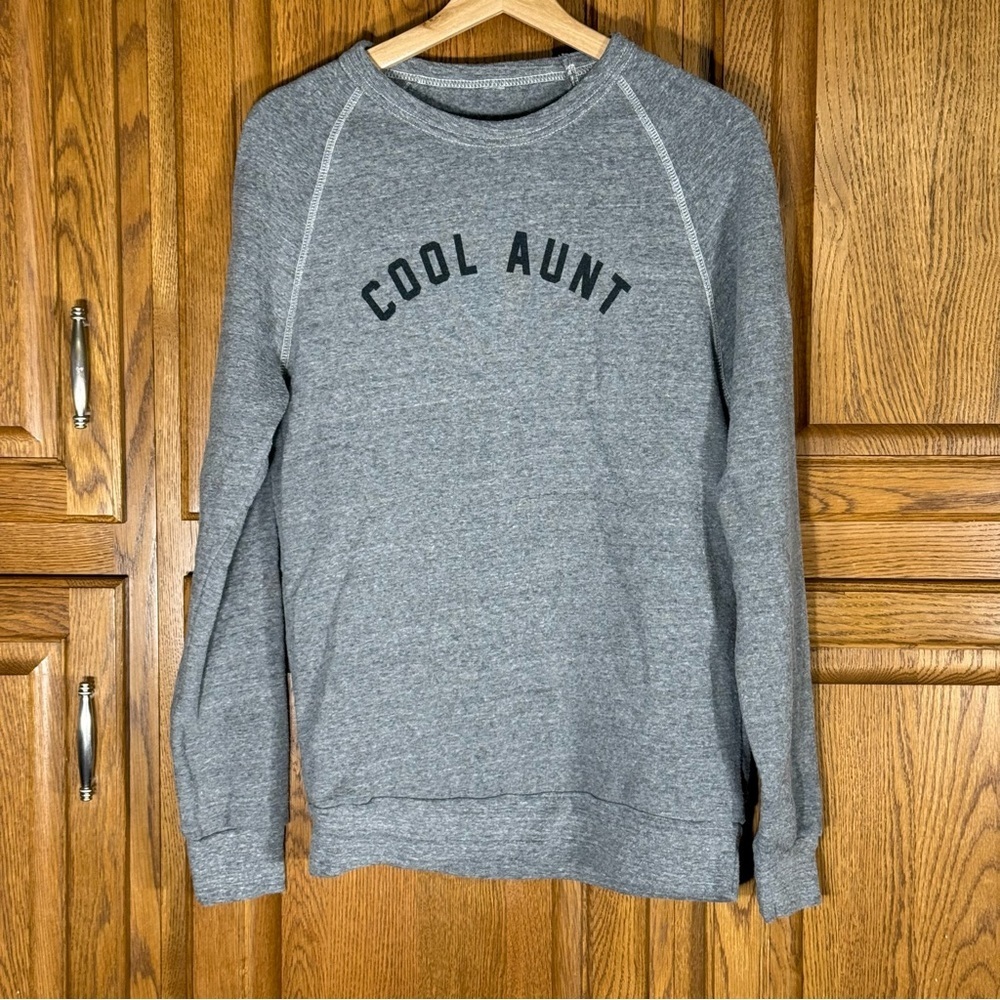 The Shop Forward Cool Aunt Sweatshirt Heathered Gray Women’s Size Medium Comfy